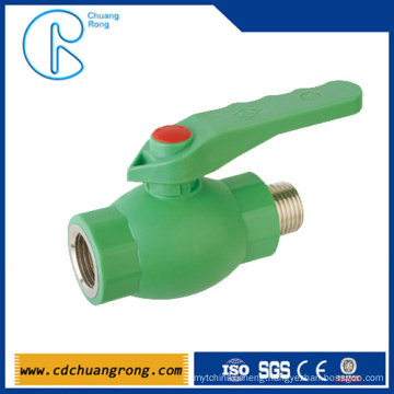 PPR Pipe Supplier Ball Valve with Brass Ball Fitting